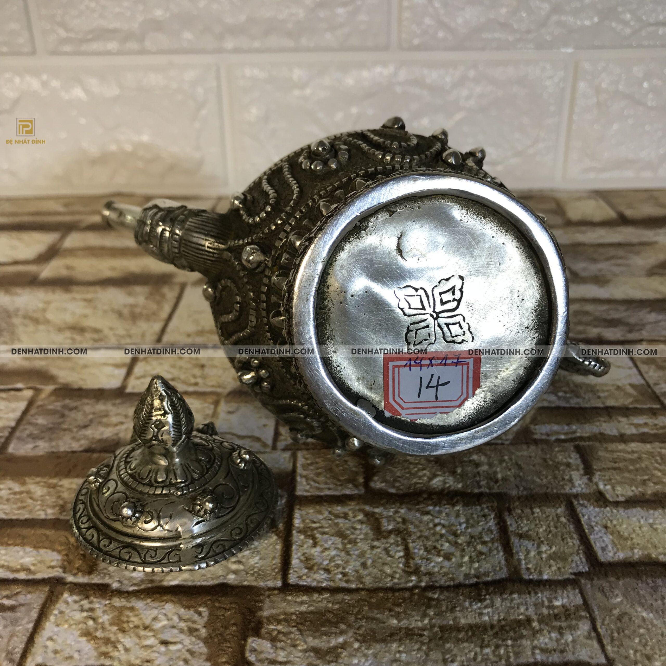 Ấm đồng cổ hoa văn rồng - Ảnh 3