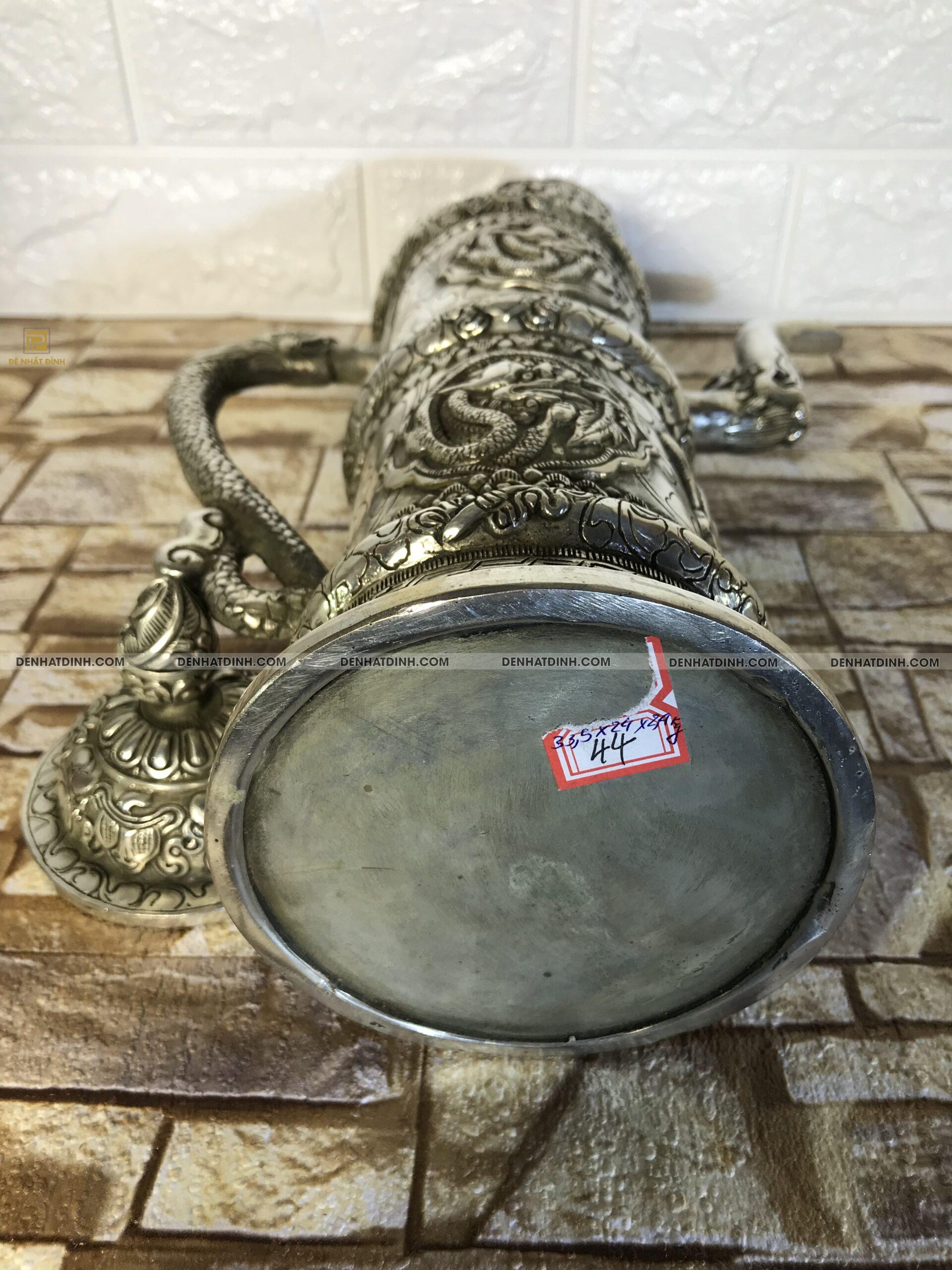 Ấm đồng cổ chạm rồng - Ảnh 8