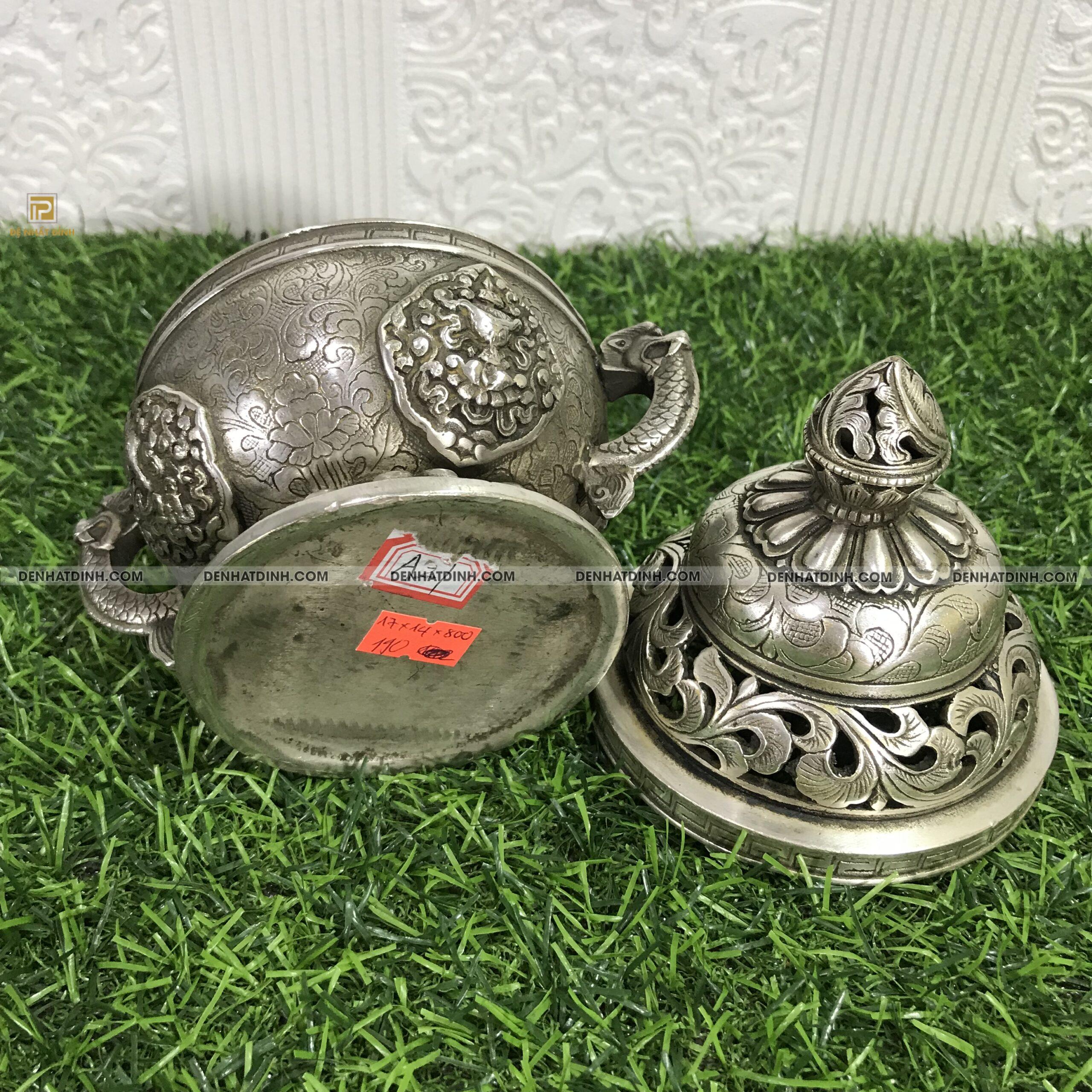 Lư hương bằng đồng thiết kế cổ - Ảnh 6