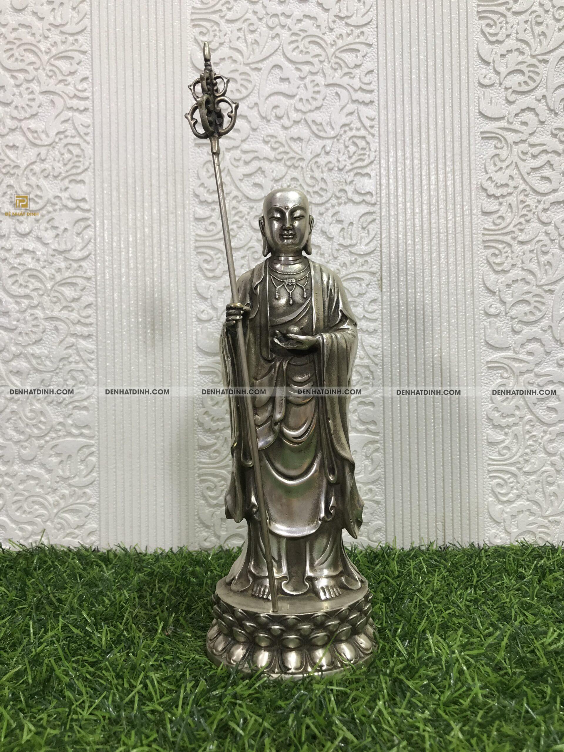 Tượng địa tạng vương bồ tát bằng đồng