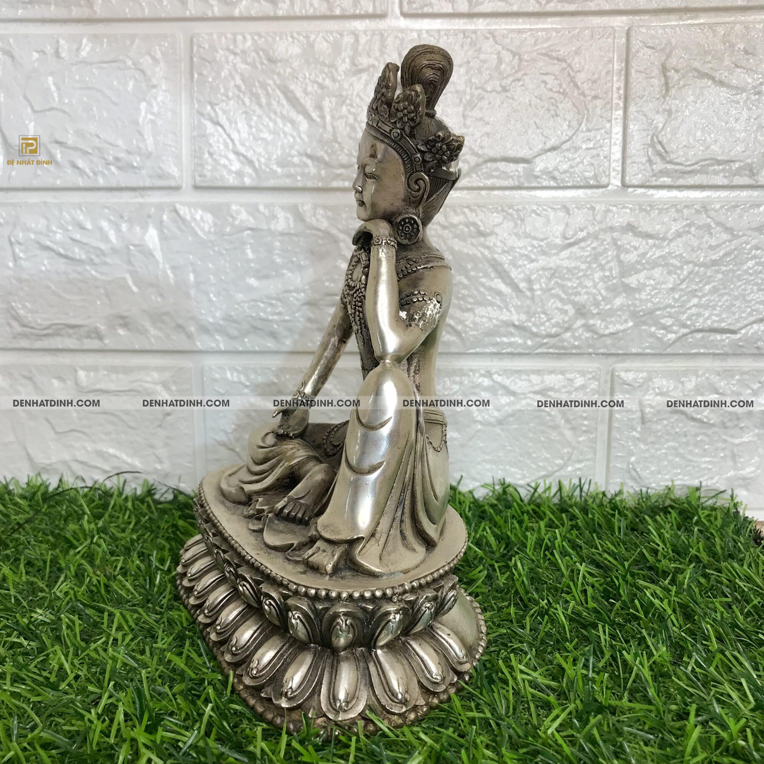 Tượng Quan Âm Tara ngồi trên đài sen - Ảnh 3