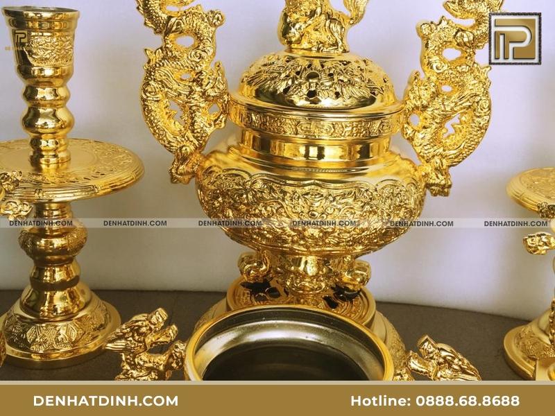 Báo giá đỉnh đồng mạ vàng