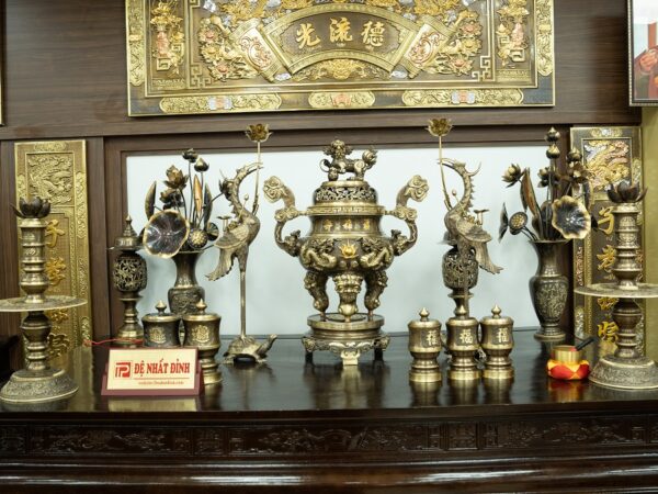 Bộ Ngũ sự Song Long 57 mẫu 3 hoa văn CN