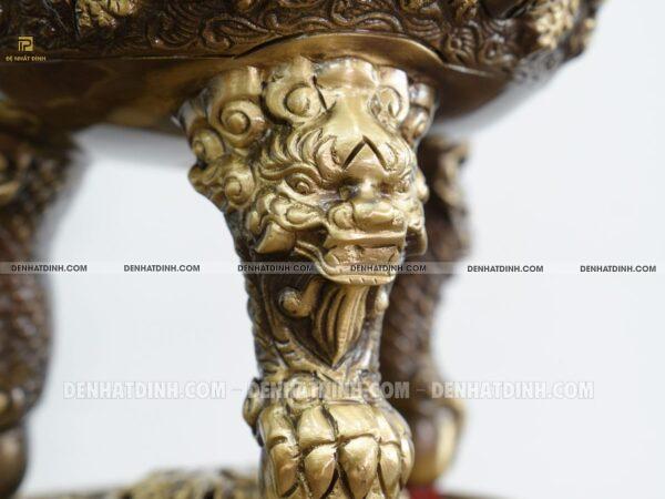 Bộ Đỉnh Cuốn Thư Tam Sự Nến Phúc Lộc Thọ Khang Ninh Màu Hun Cổ - Ảnh 9