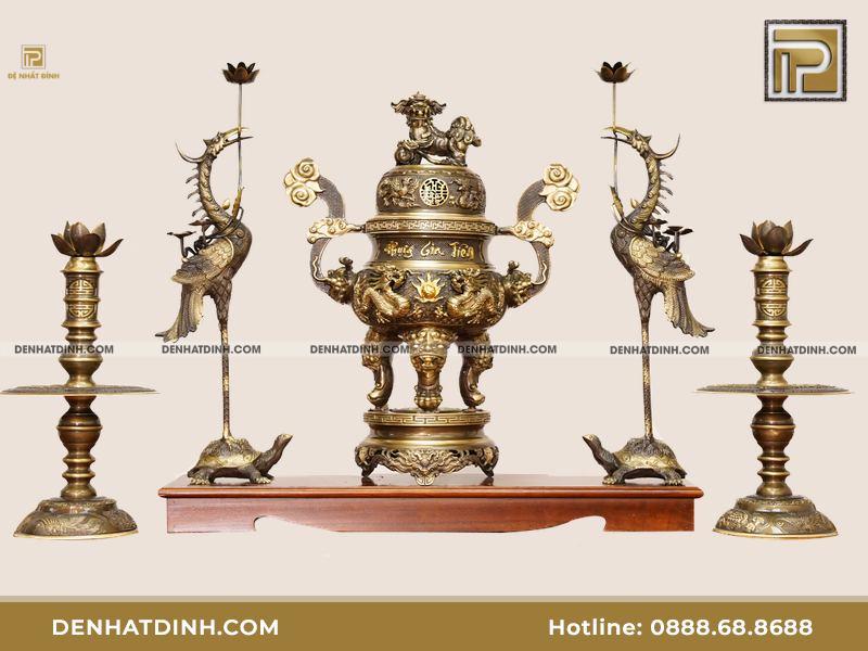 Đế kê đỉnh đồng cao cấp Đệ Nhất Đỉnh
