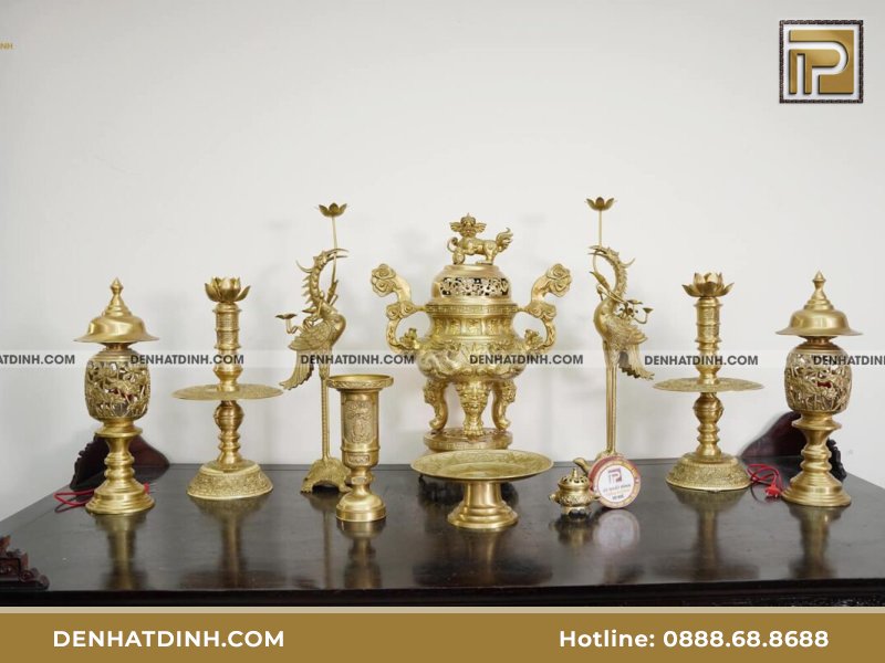 Bộ Ngũ sự song long 65 36kg HOA VĂN MỘC kèm 5 phụ kiện Bộ Ngũ sự song long 65 36kg HOA VĂN MỘC kèm 5 phụ kiện