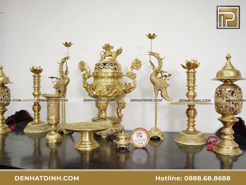 Bộ Ngũ sự song long 65 36kg HOA VĂN MỘC kèm 5 phụ kiện - Ảnh 10