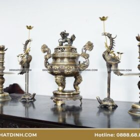 Bộ đỉnh đồng hun giả cổ