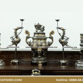 Bộ đỉnh đồng cao 60cm