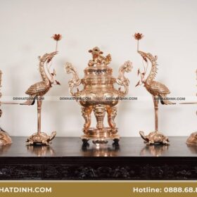Bộ ngũ sự đồng đỏ chất liệu cao cấp, bền theo thời gian