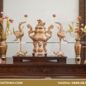 Giá bộ ngũ sự bằng đồng cao 65cm bao nhiêu?