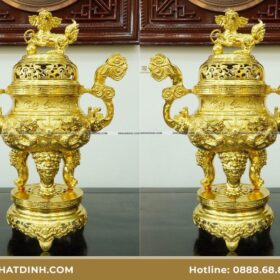 Đỉnh đồng dát vàng